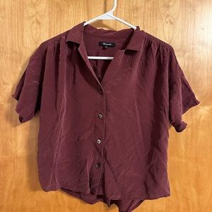 Madewell Women’s silk top - XS